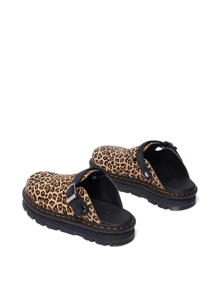 Women's Leopard Mules