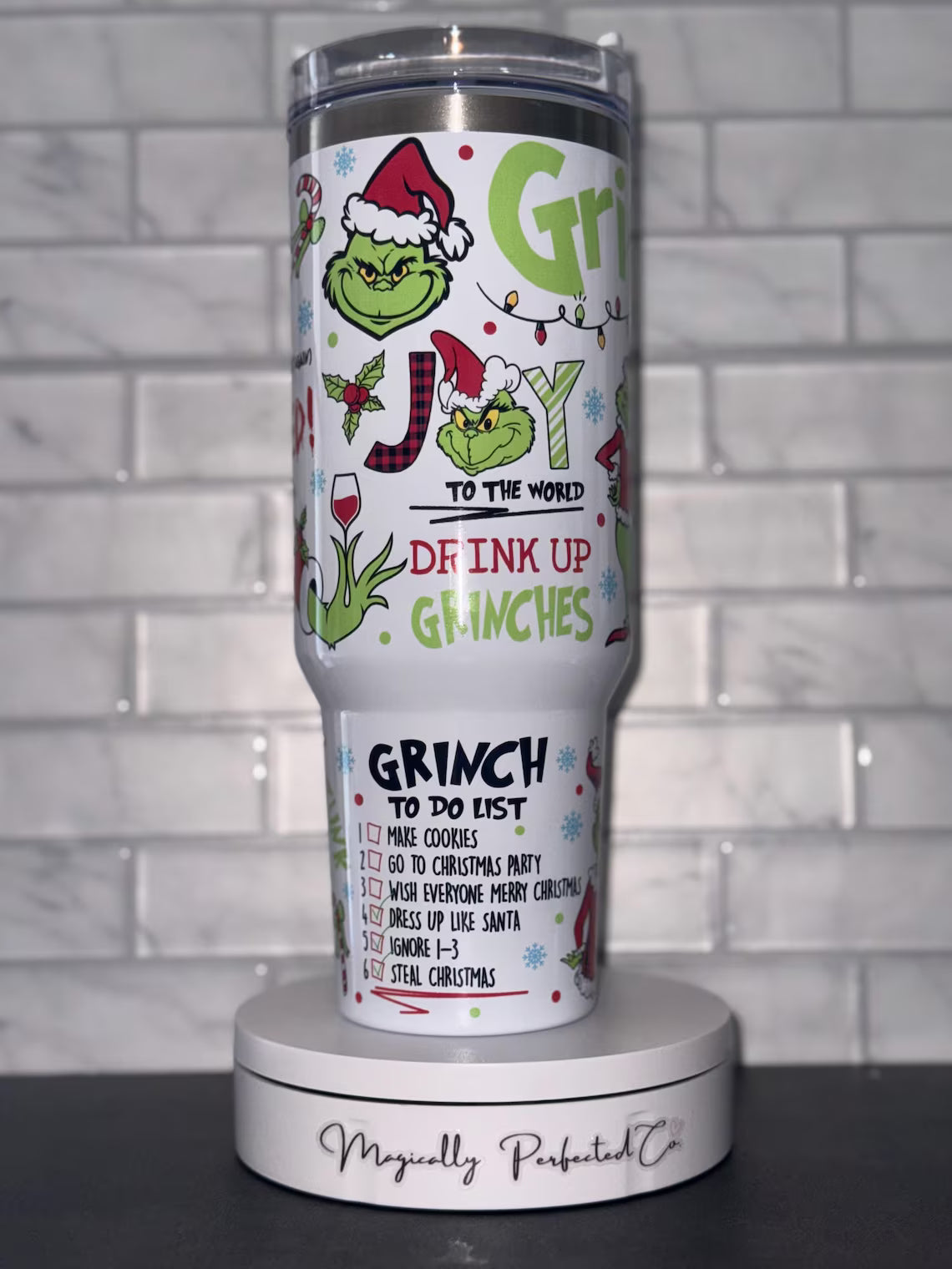 Grinch 40oz Tumbler