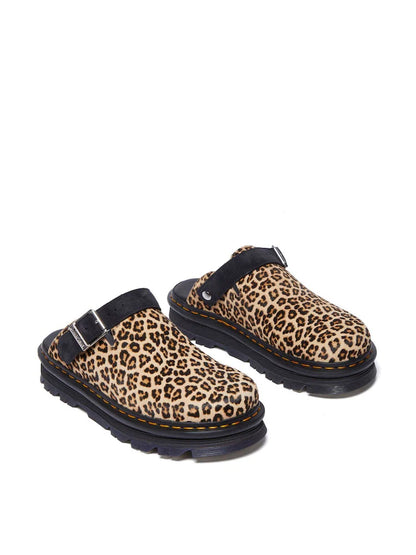 Women's Leopard Mules