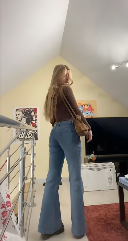 Vintage Flare-Leg Jeans