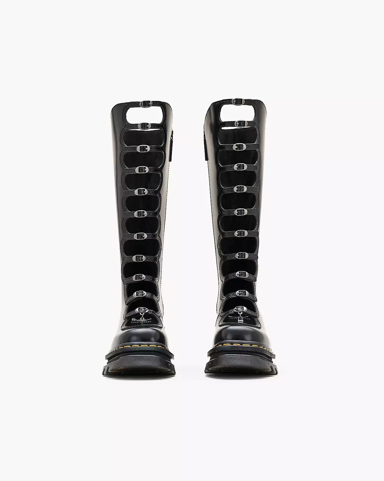 Leather Platform Boots