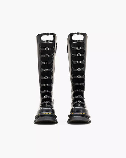 Leather Platform Boots