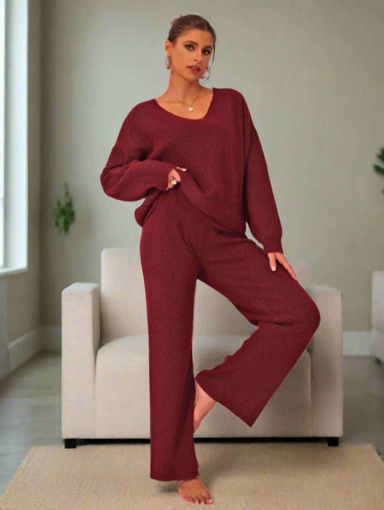 Knitted Oversized Loungewear Set