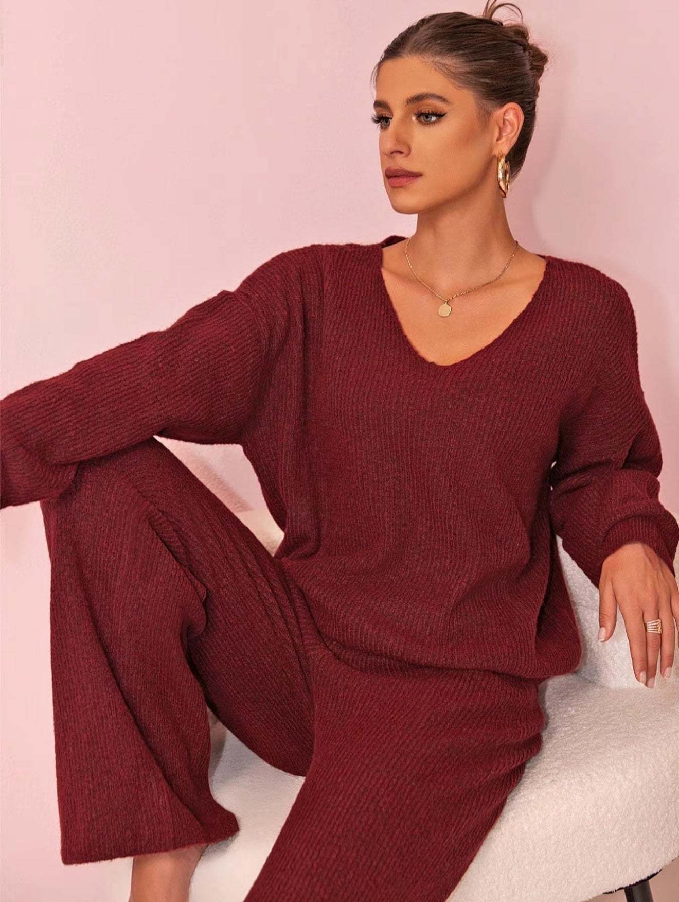 Knitted Oversized Loungewear Set