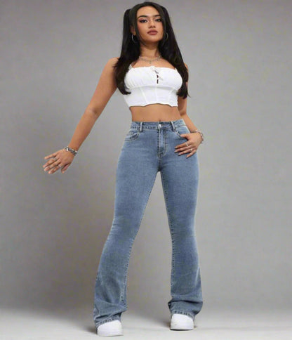 KIVINA Flare Leg Jeans